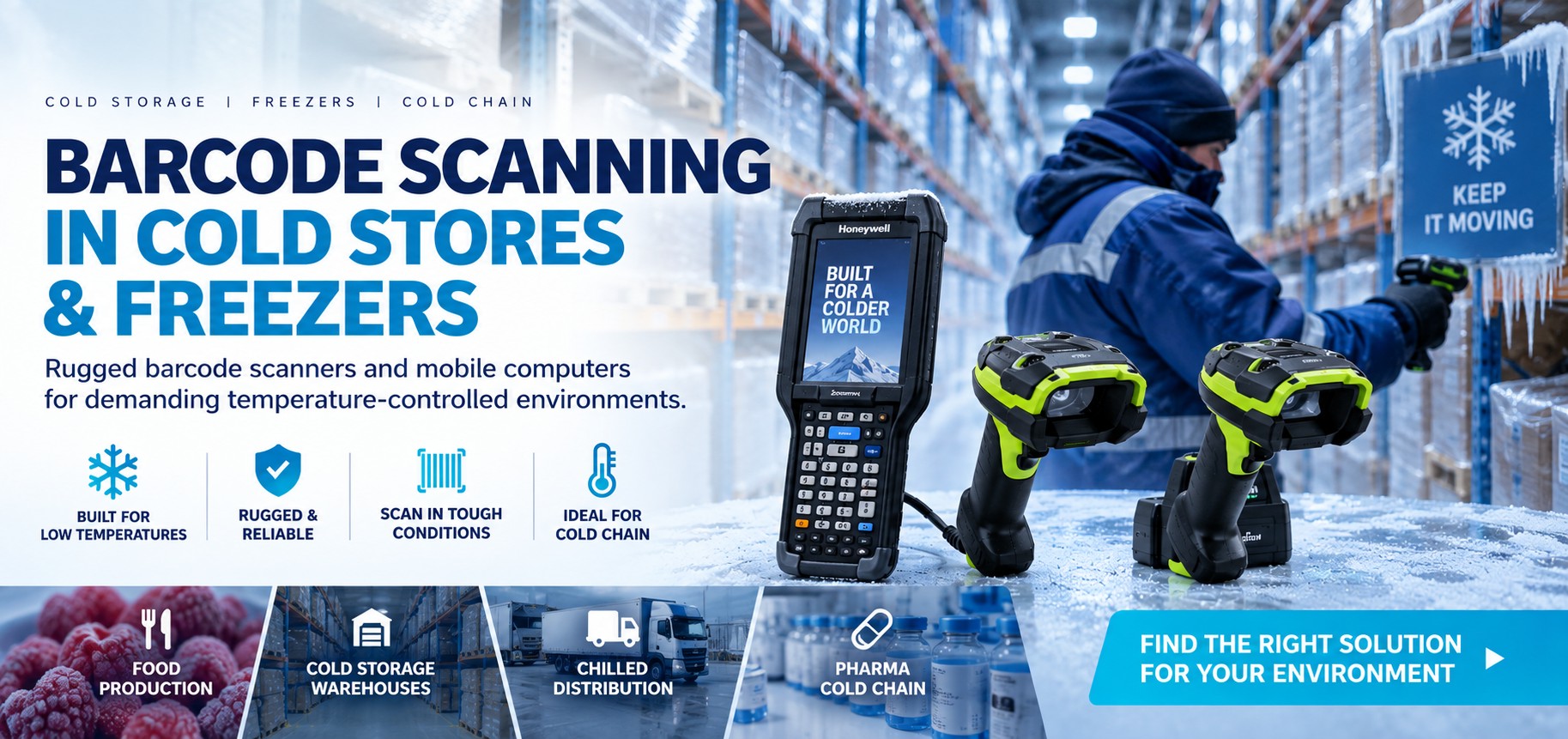 Barcode Scanning in Cold Stores & Freezers