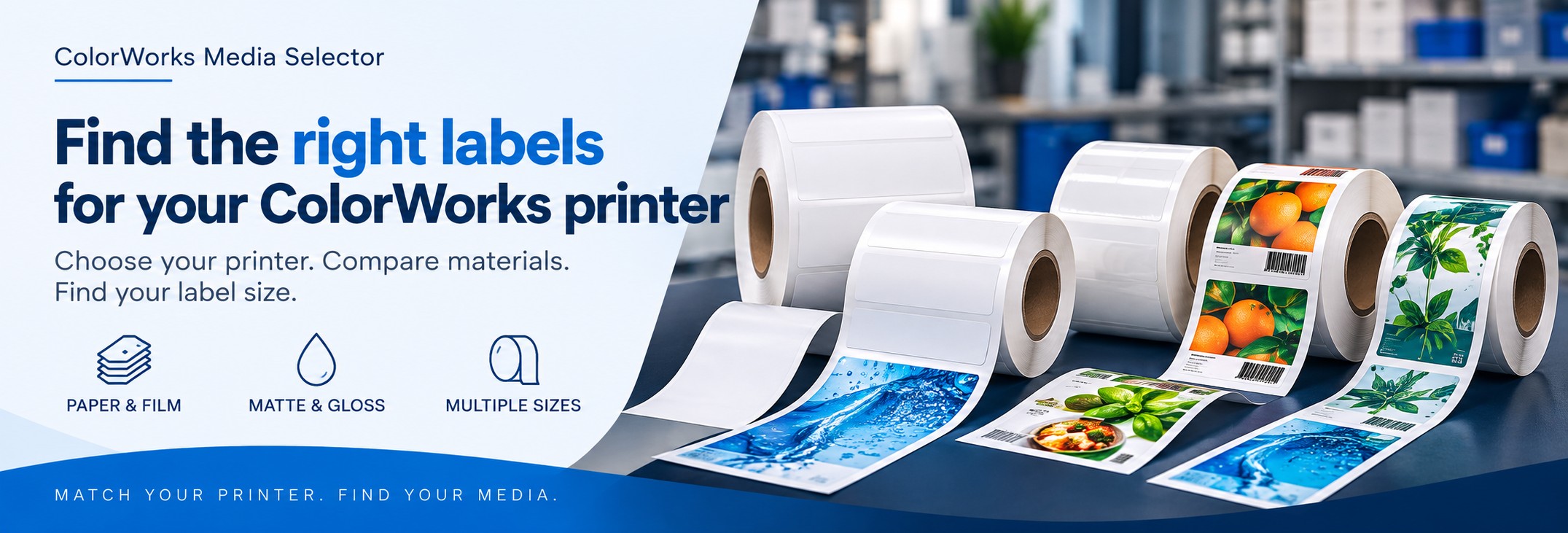 Epson ColorWorks Media Selector