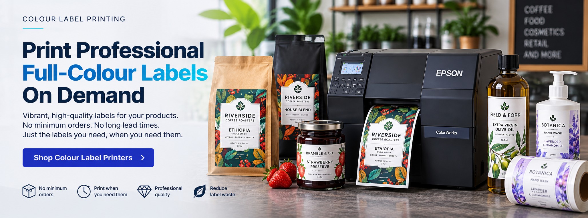 Colour Label Printing – Print Professional Labels On Demand