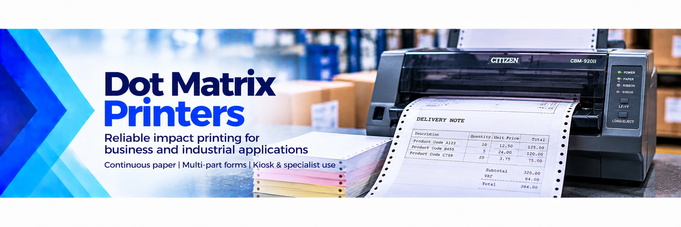 Dot Matrix Printers for Business & Industry UK  