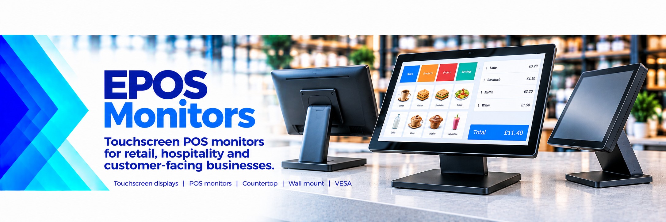 EPOS Monitors & Touchscreen POS Monitors UK | Tek Direkt