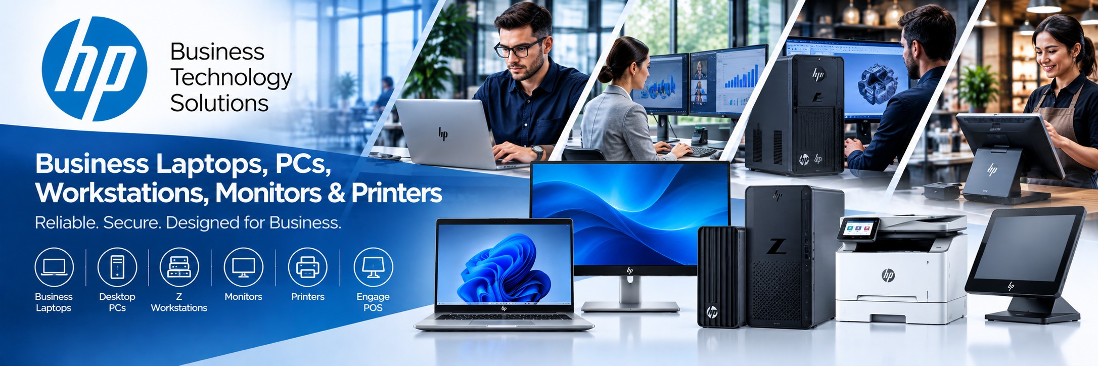 HP Business Laptops, PCs, Workstations, Monitors & Printers