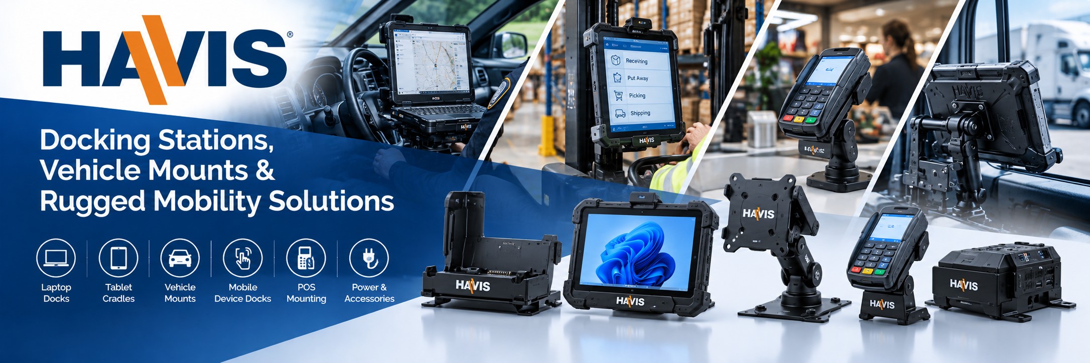 Havis Docking Stations, Vehicle Mounts & Rugged Mobility Solutions