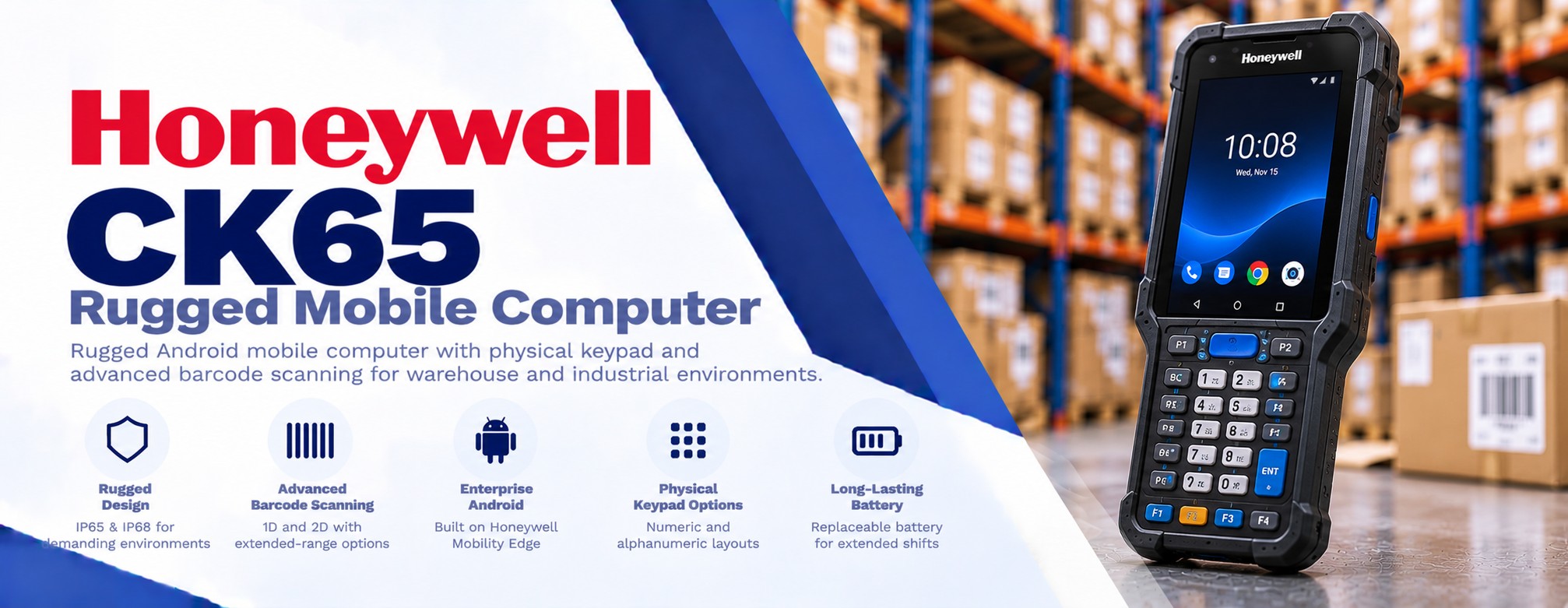 Honeywell CK65 Rugged Mobile Computer