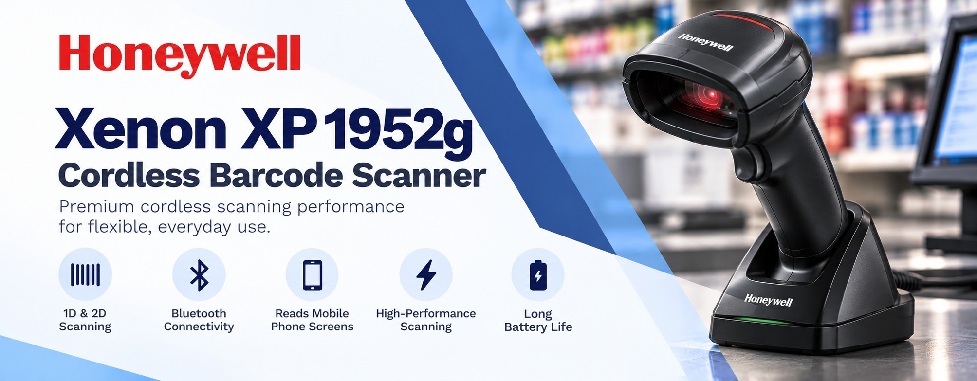 Honeywell Xenon XP 1952g Cordless Barcode Scanner
