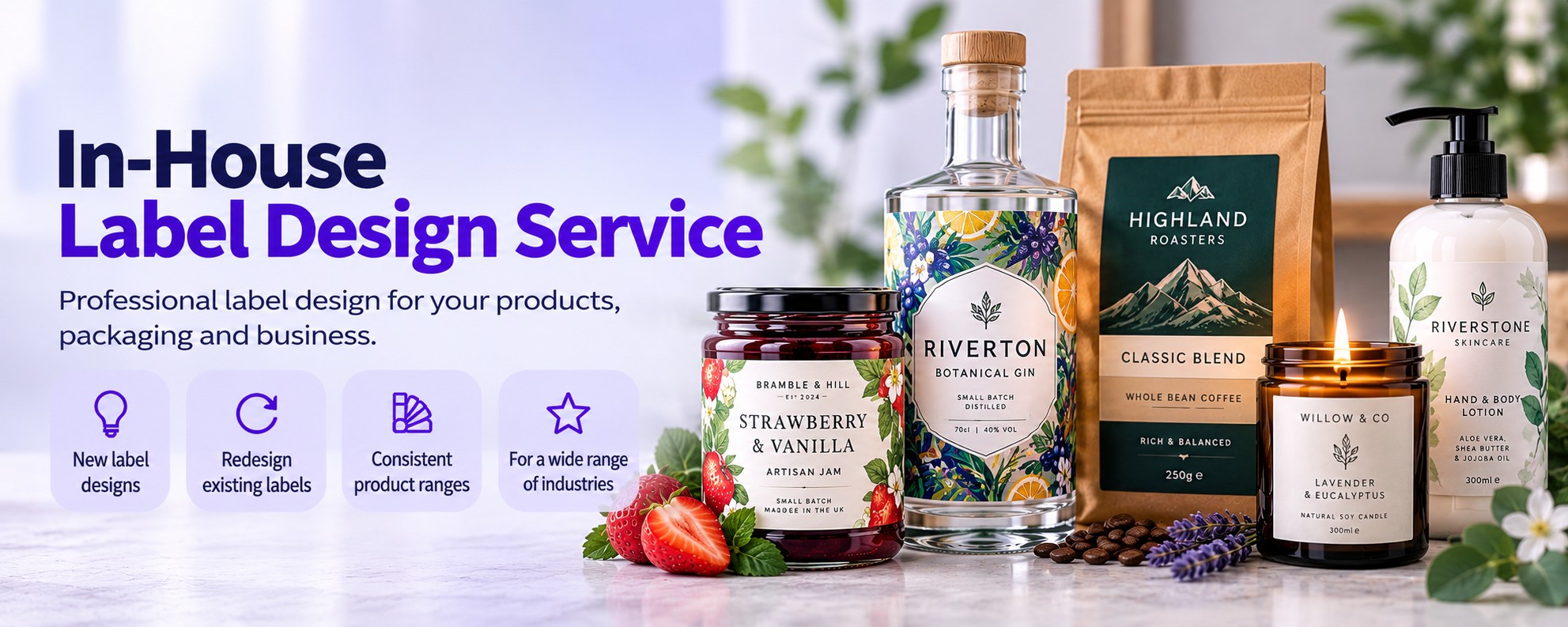 In-House Label Design Service