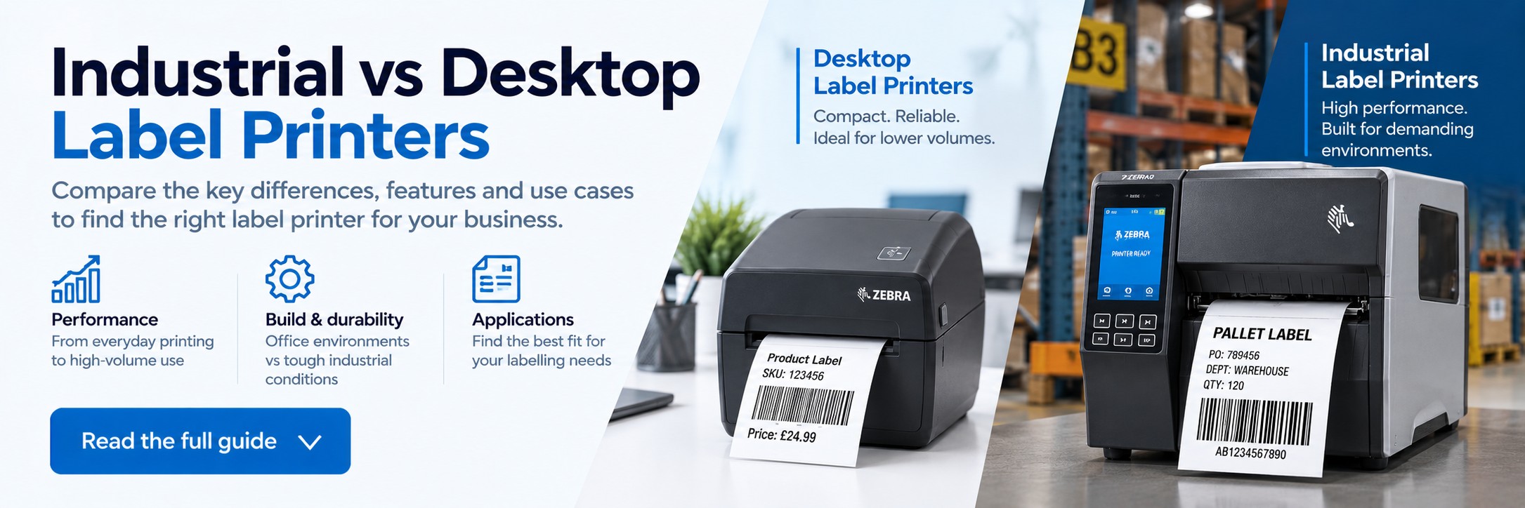 industrial vs desktop label printers