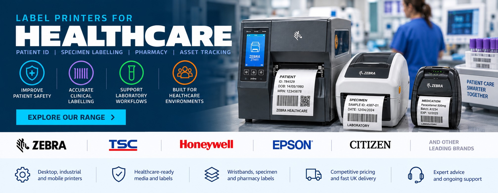 Label Printers for Healthcare