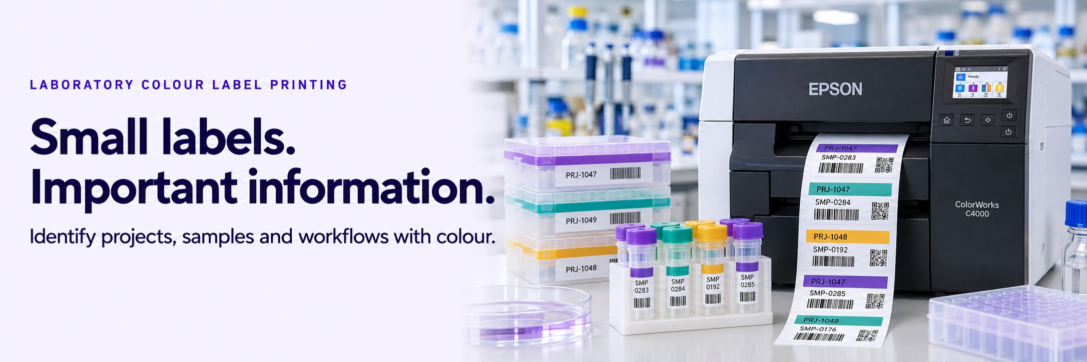 Laboratory Colour Label Printing 