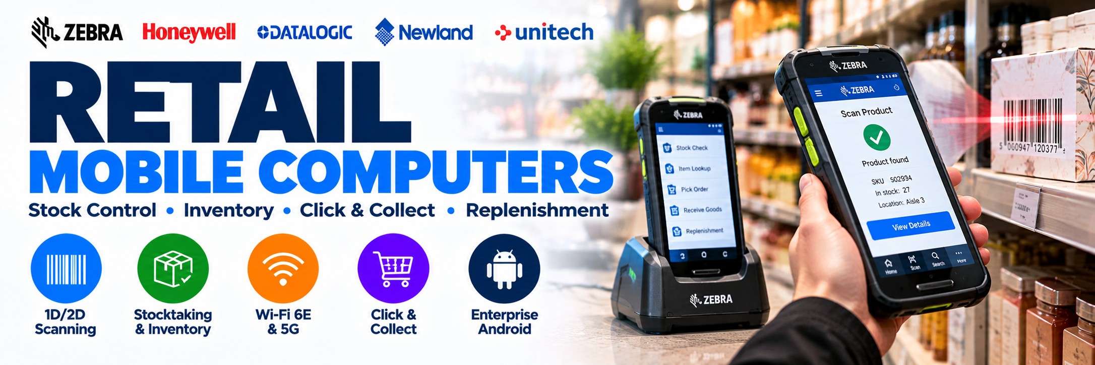 Mobile Computers for Retail & Stock Control