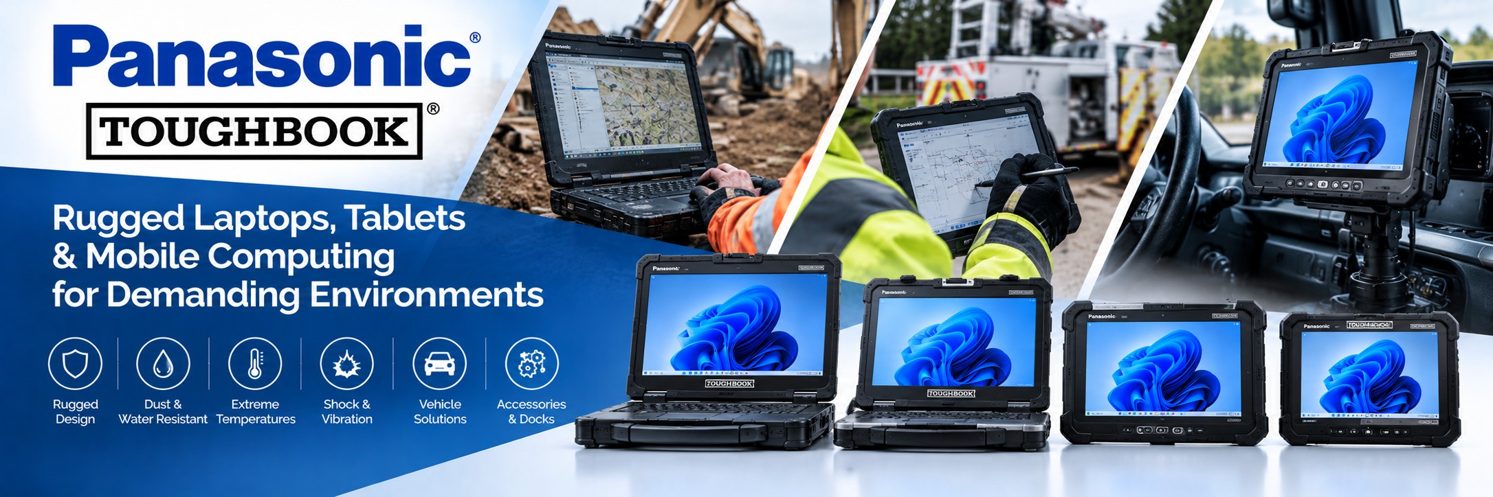 Panasonic TOUGHBOOK Rugged Laptops, Tablets & Mobile Computing