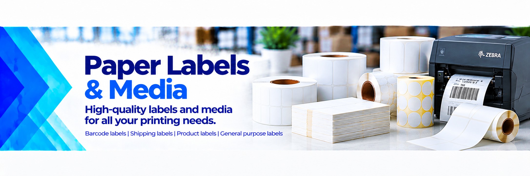 Paper Labels, Thermal Labels & Print Media UK | Tek Direkt
