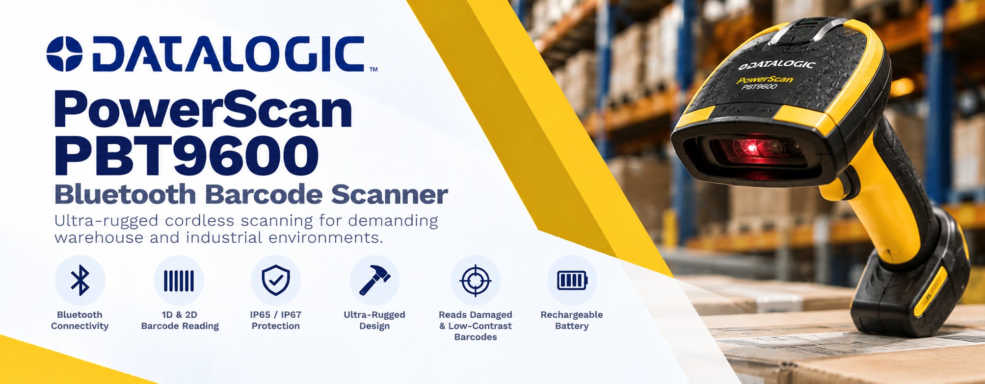 Datalogic PowerScan PBT9600 Bluetooth Barcode Scanner