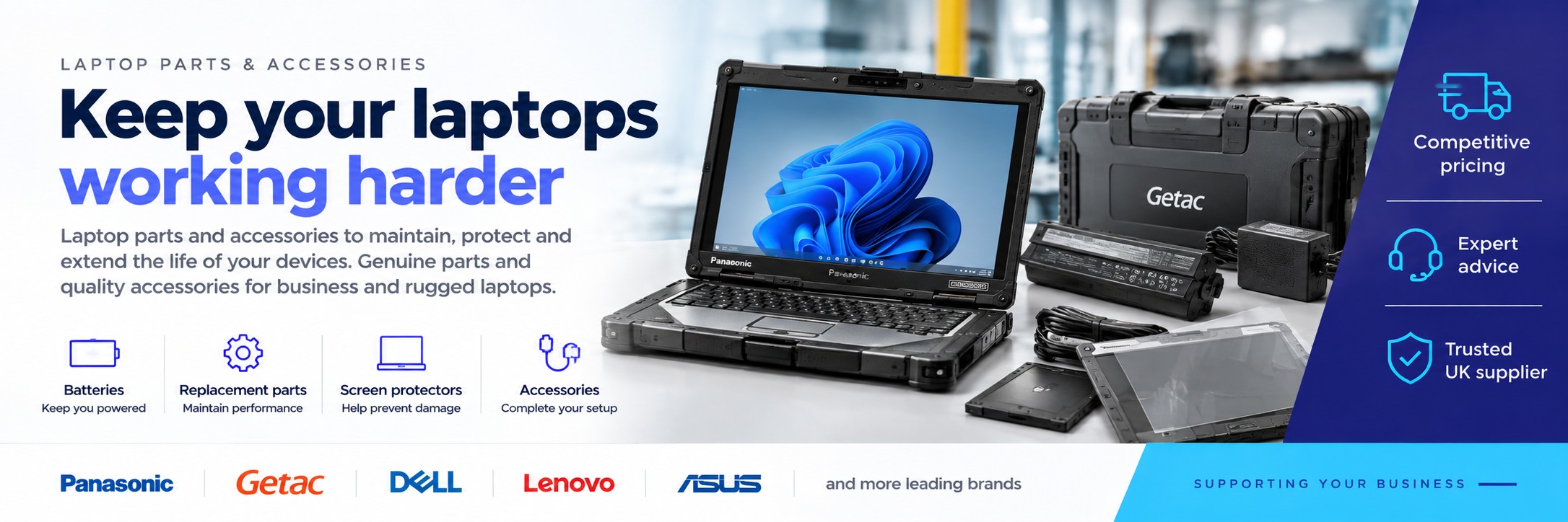 Laptop Parts & Accessories Getac & Panasonic 