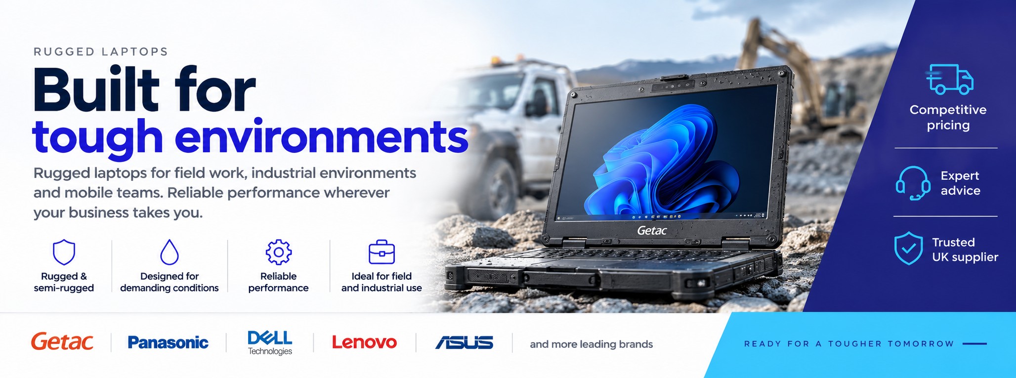 Rugged Laptops for Business & Field Work