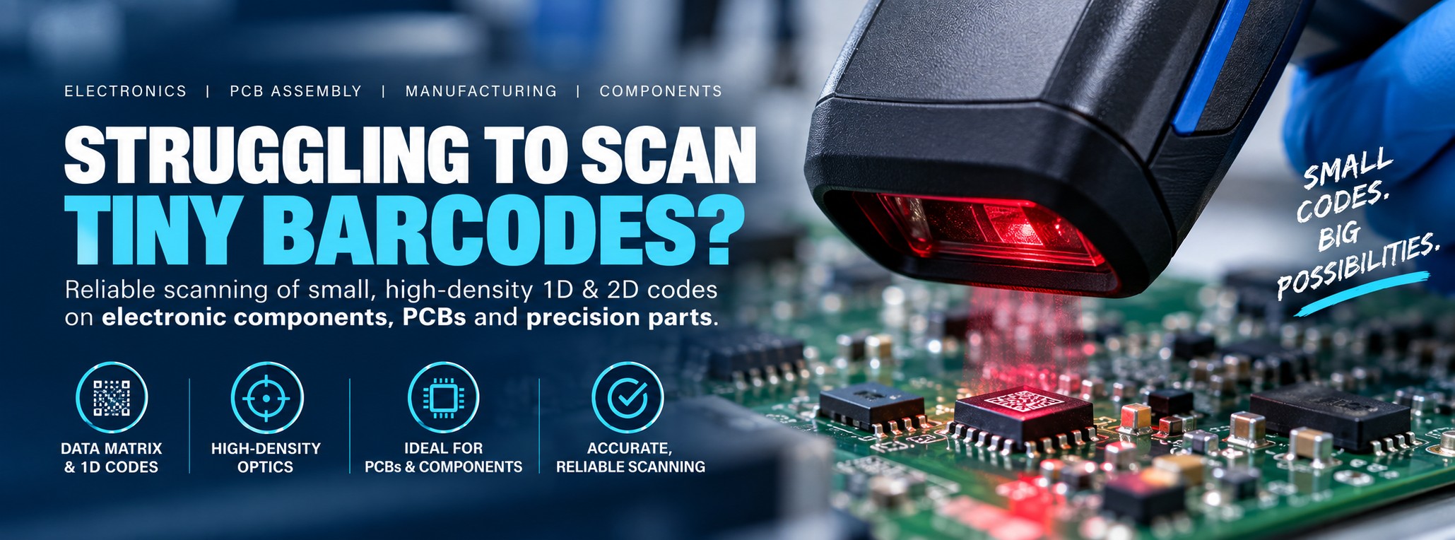 Scanning Small & High-Density Barcodes