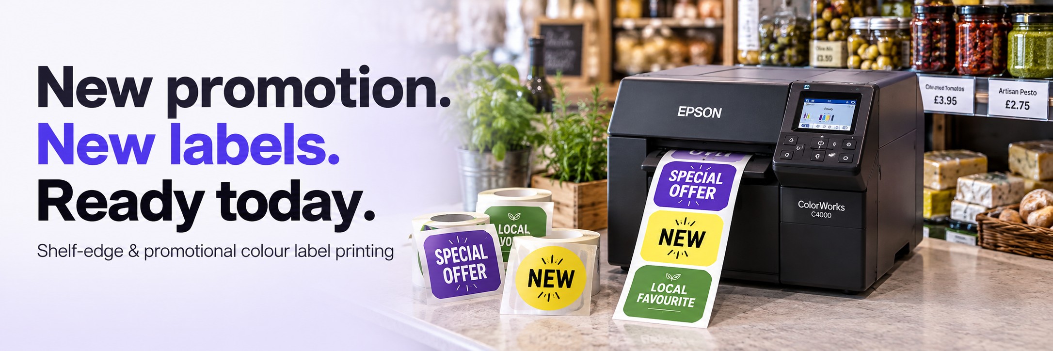 Shelf-Edge & Promotional Label Printing