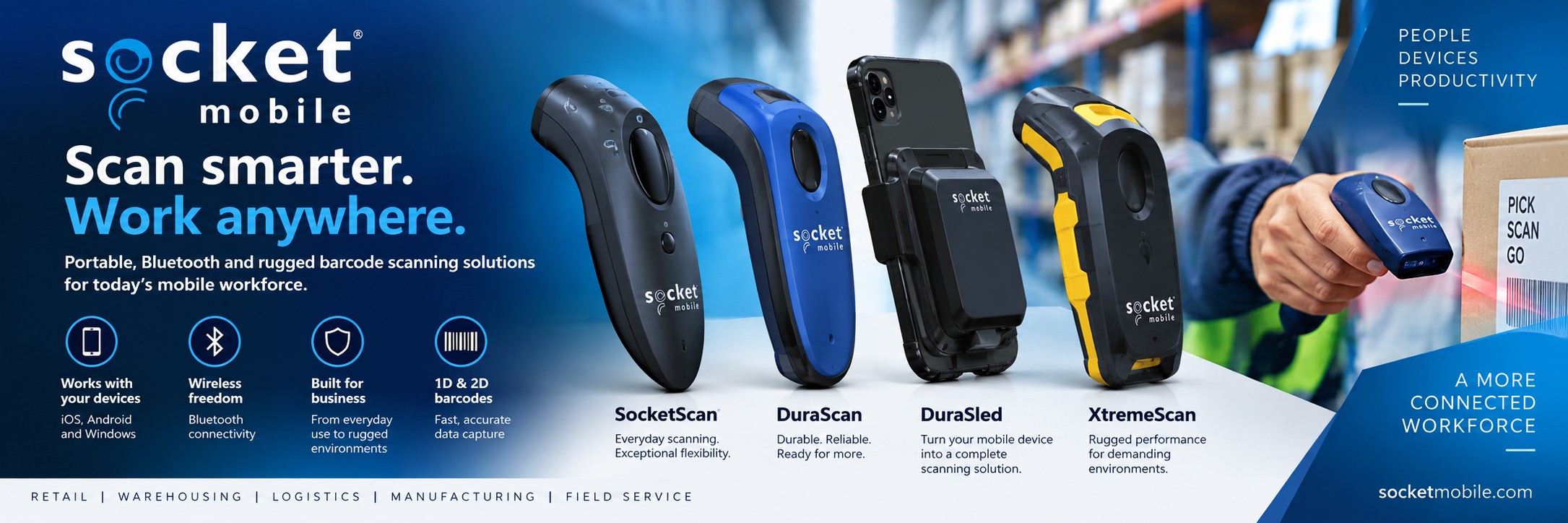 Socket Mobile Barcode Scanners