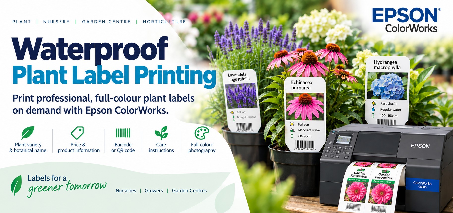 Waterproof Plant Label Printing | Epson ColorWorks