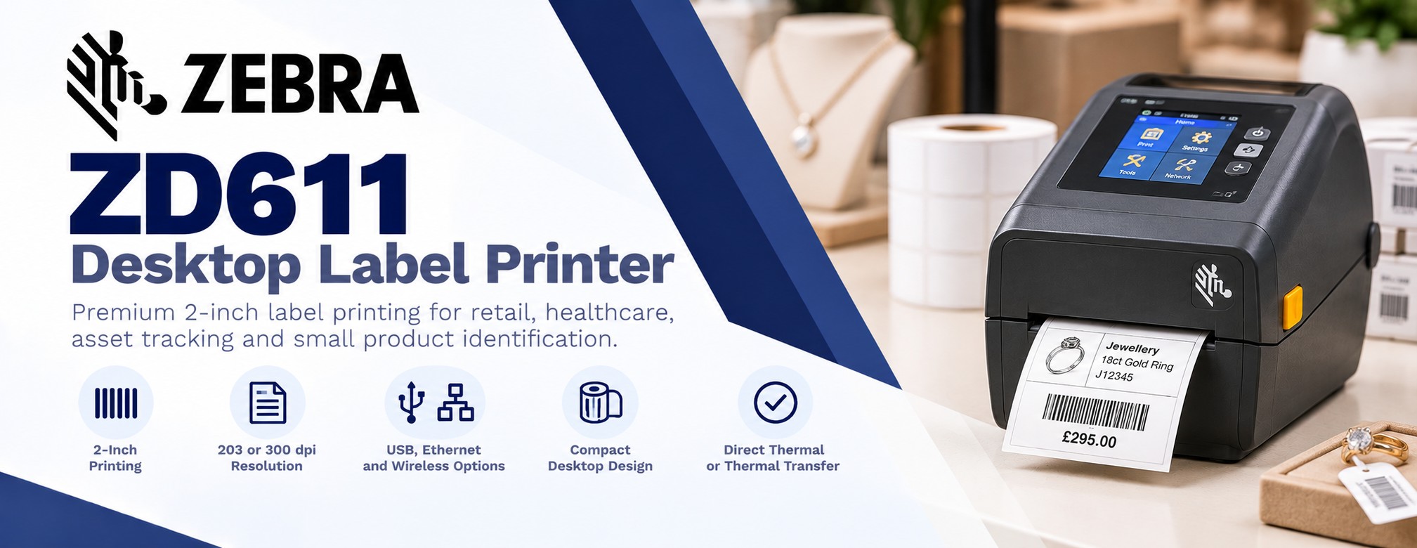 Zebra ZD611 Desktop Label Printer