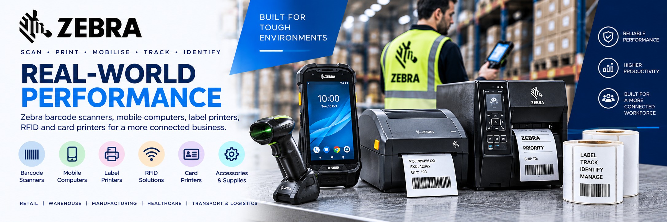 Zebra Barcode Scanners, Mobile Computers & Printing Solutions
